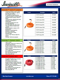 Flexible Air Hose Catalog - INVINCIBLE™